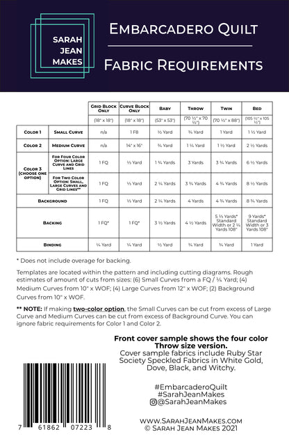Embarcadero Quilt-printed pattern