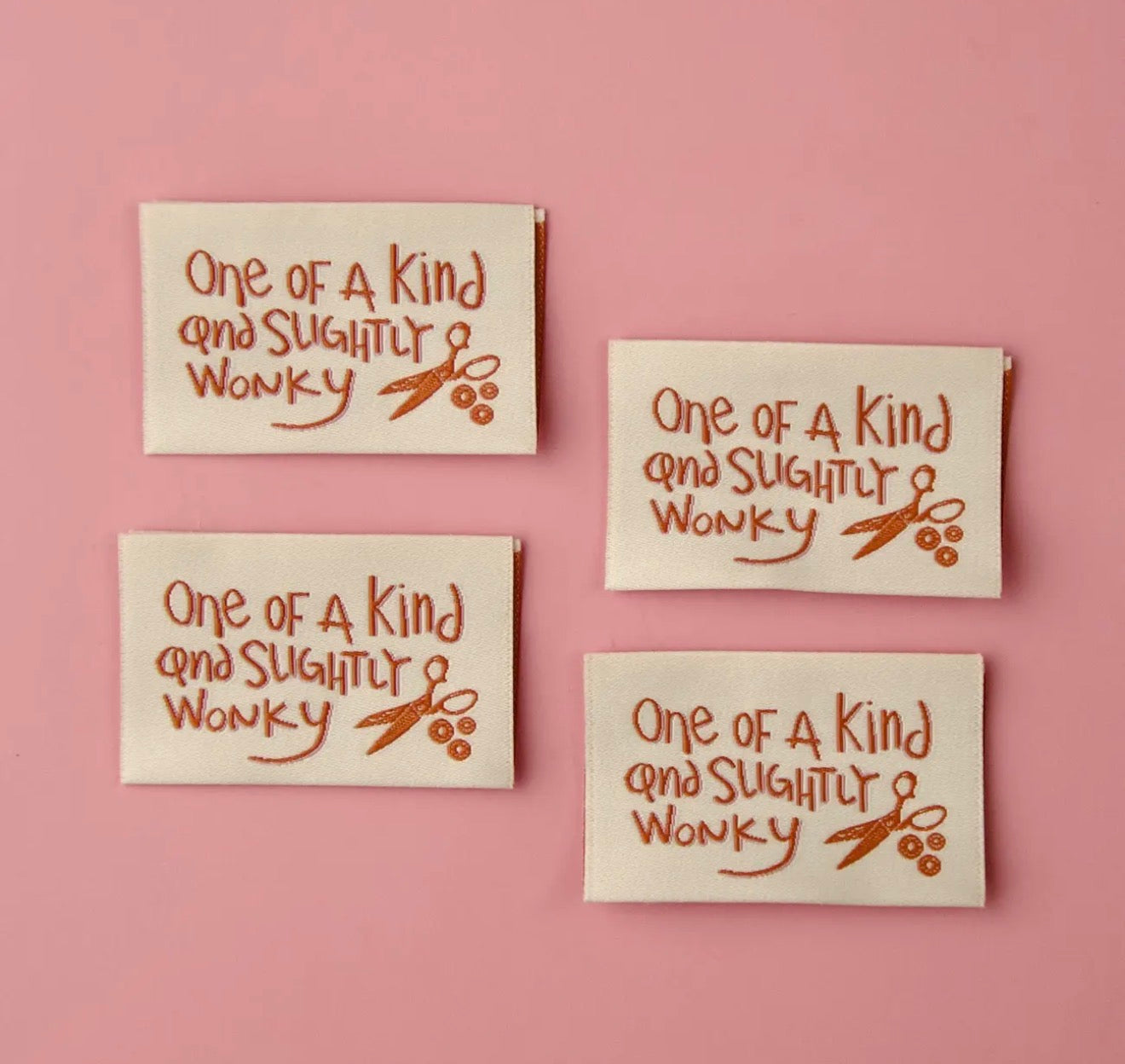 Slightly wonky-sewing label -Kati Cupcakes