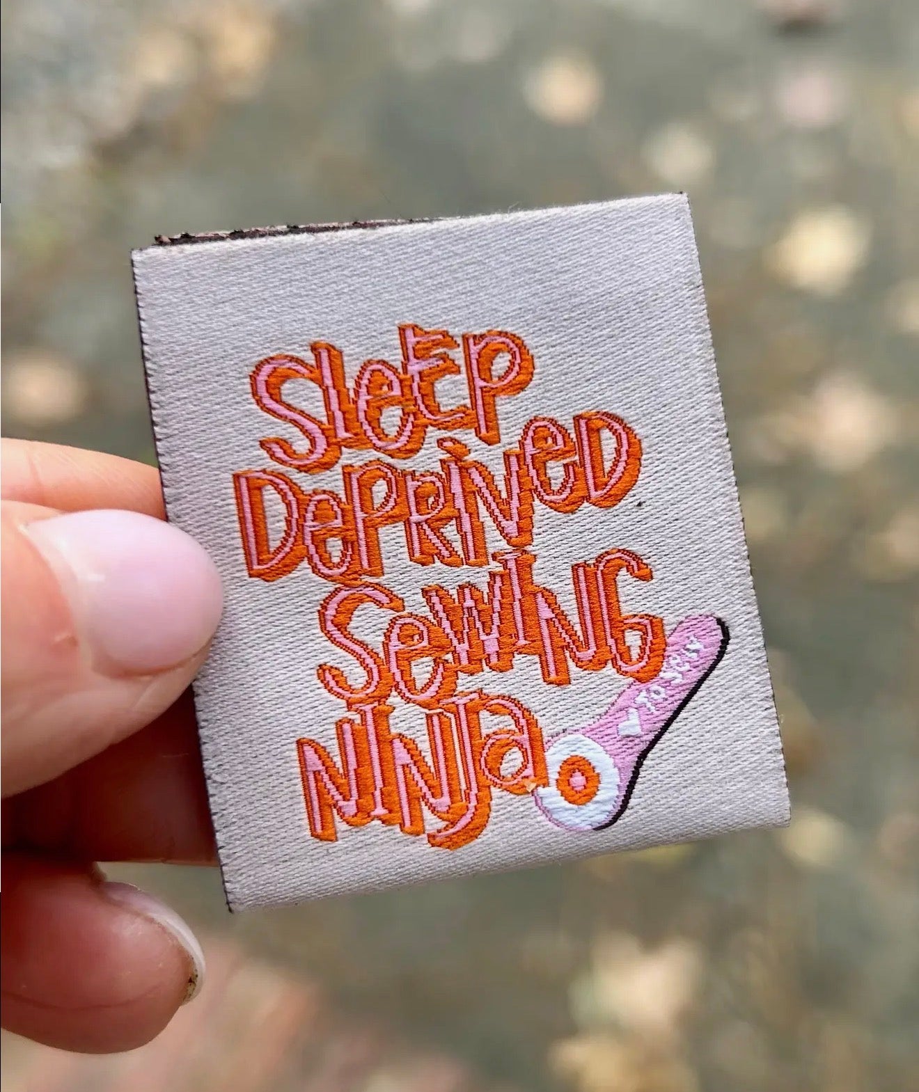 Sewing Ninja-sewing label -Kati Cupcakes