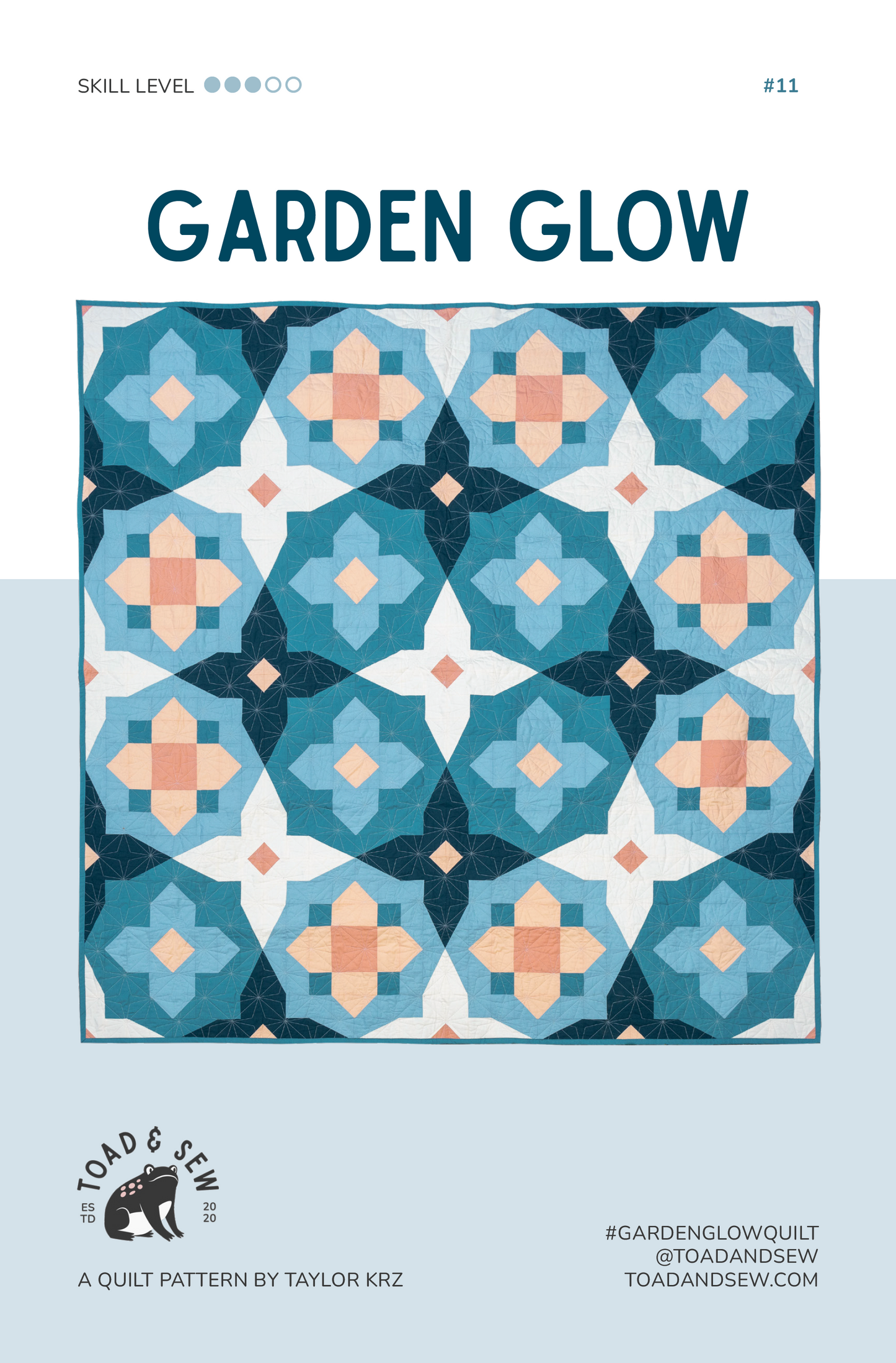 Garden Glow Quilt - Printed Pattern