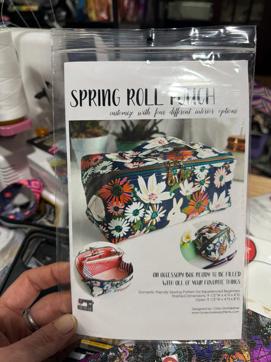 Spring roll bag printed pattern