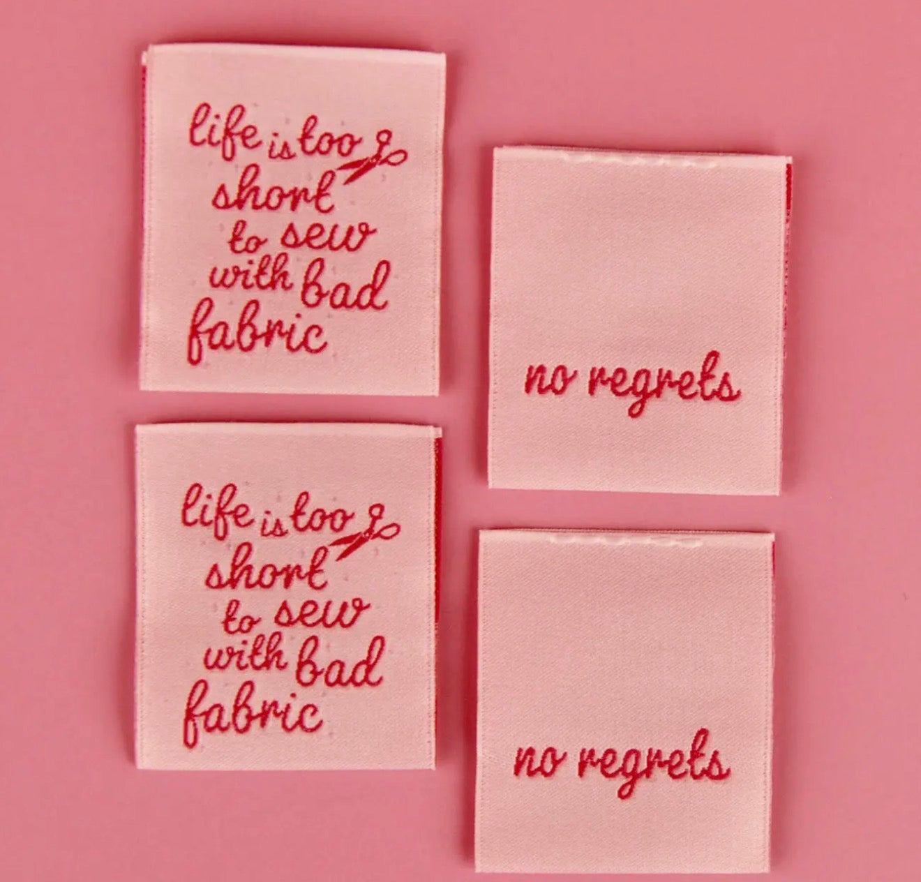 Life’s to short-sewing label -Kati Cupcakes