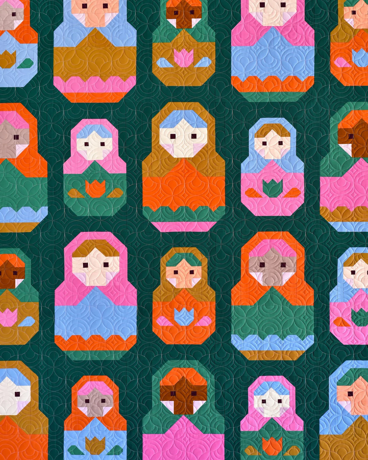 Pen and Paper | Nesting Dolls Quilt Pattern