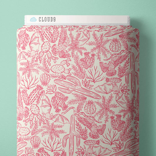 Desert Dance Collection ~Flora & Fauna ~Ivory/Pink