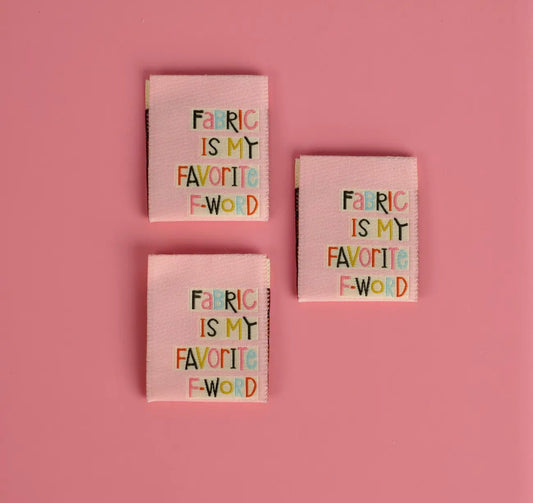 Favorite F word ~ Sewing Label -Kati Cupcakes