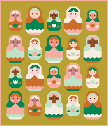 Pen and Paper | Nesting Dolls Quilt Pattern