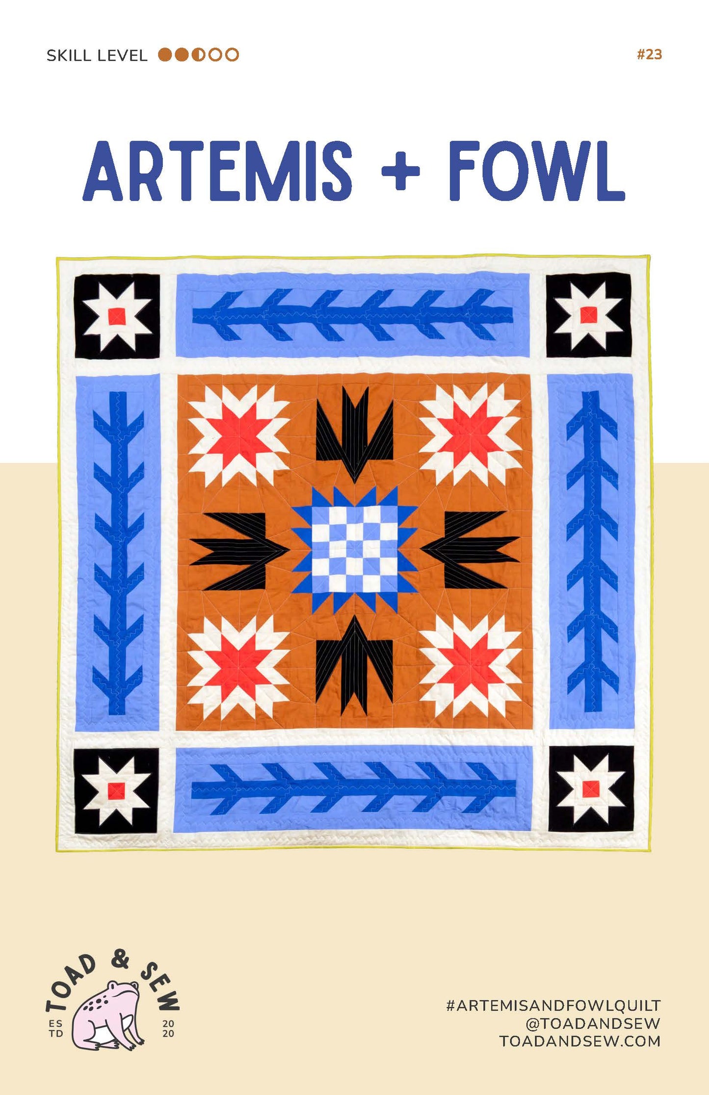 Artemis + Fowl quilt - Printed Pattern