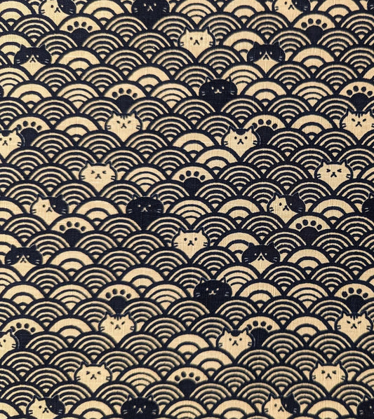 Cosmo | Wave Cats | Navy Blue
