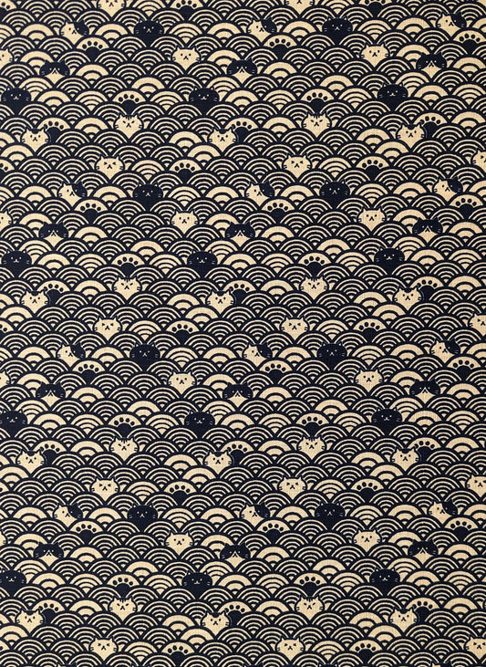 Cosmo | Wave Cats | Navy Blue
