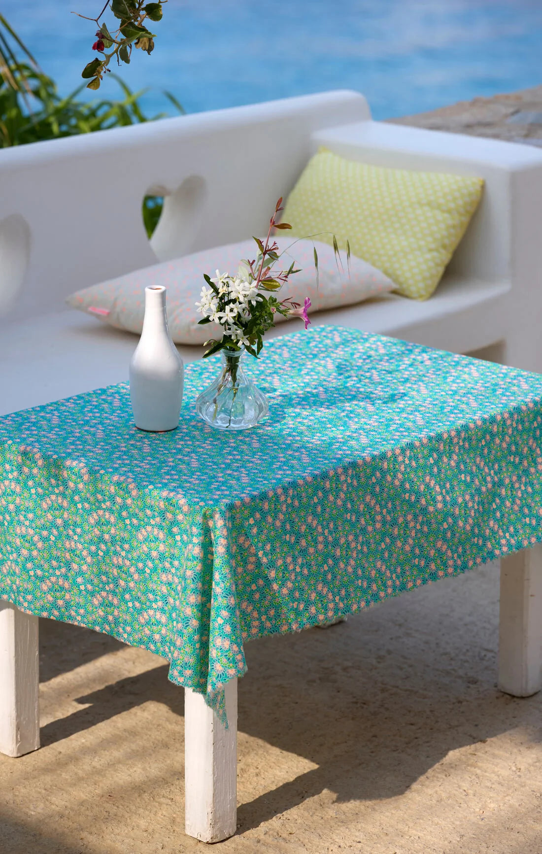 Petit Pan | Cotton Poplin | Green Calendula