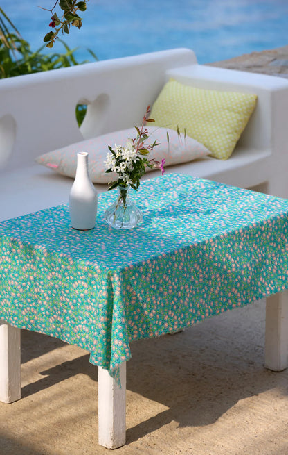 Petit Pan | Cotton Poplin | Green Calendula