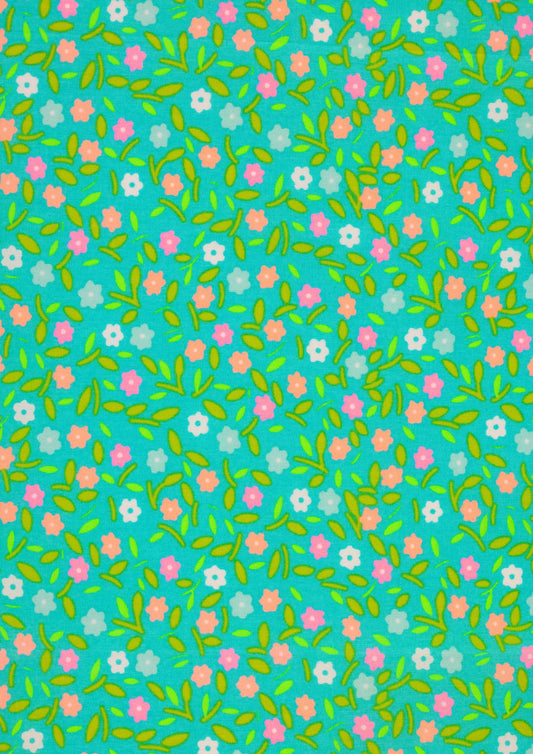 Petit Pan | Cotton Poplin | Peace and Love azur