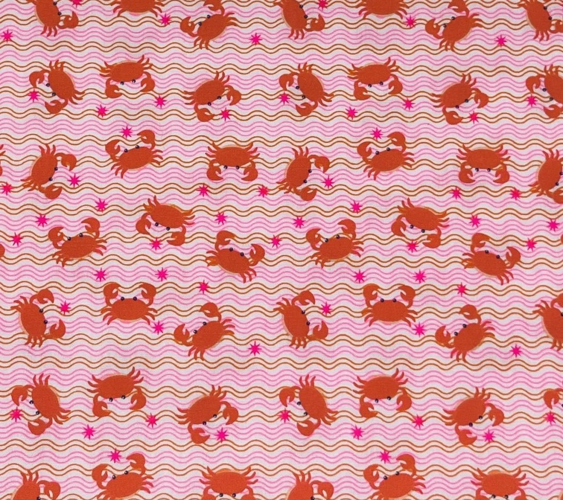 Petit Pan | Cotton Poplin | Krabig rouge
