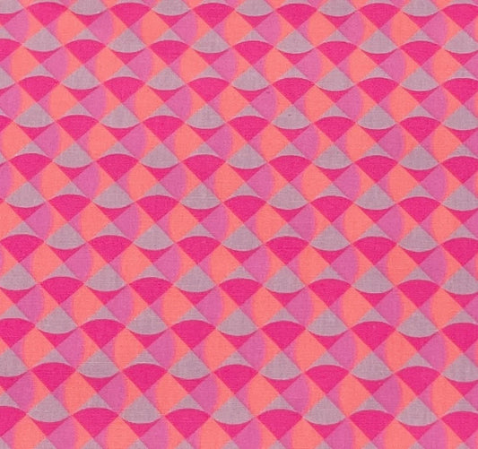 Petit Pan | Cotton coupon Breizh Wave neon pink