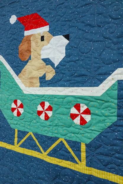 Dachshund Through the Snow | Paper Pattern | Art East Quilting Co.