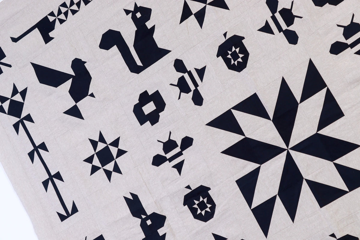 Folk Sampler The Complete Quilt Project | Paper Pattern | Art East Quilting Co.