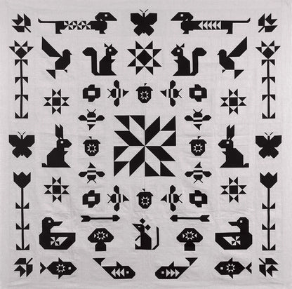 Folk Sampler The Complete Quilt Project | Paper Pattern | Art East Quilting Co.