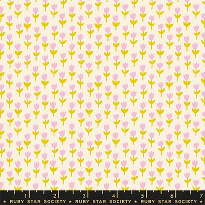Ruby Star Society | 1-800-Calico | Tulips 30's and Retro Floral Blender Natural