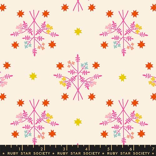 Ruby Star Society | 1-800-Calico | Bouquet Florals Retro Neon Pink