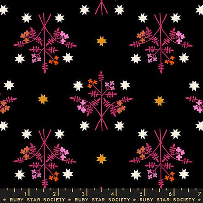 Ruby Star Society | 1-800-Calico | Bouquet Florals Retro Black