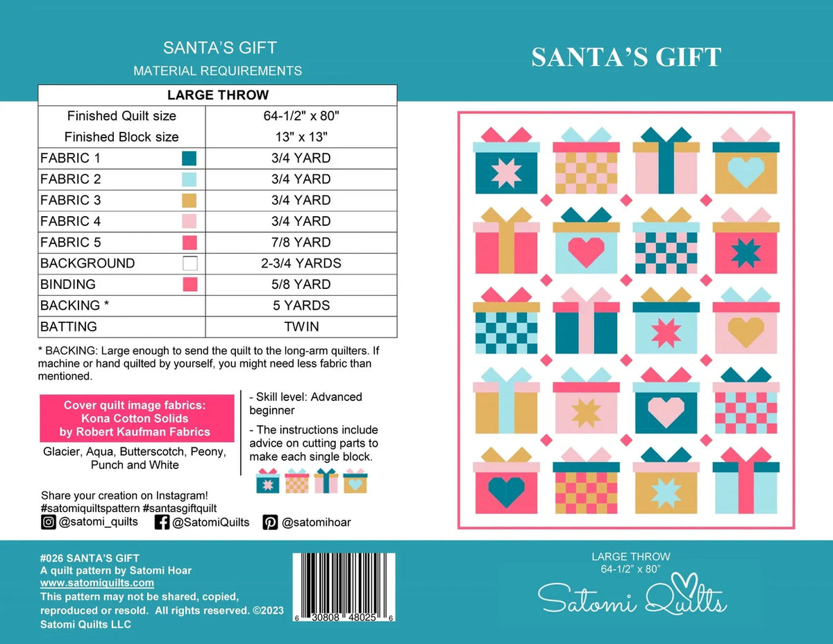 Satomi Quilts | Santa’s Gift