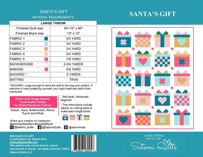 Satomi Quilts | Santa’s Gift