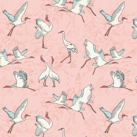 Jaipur by Jayme Murray for Cloud9 ~ Sarus Crane