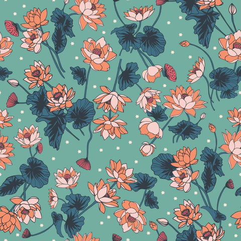 Jaipur by Jayme Murray for Cloud9 ~ Lotus Flower