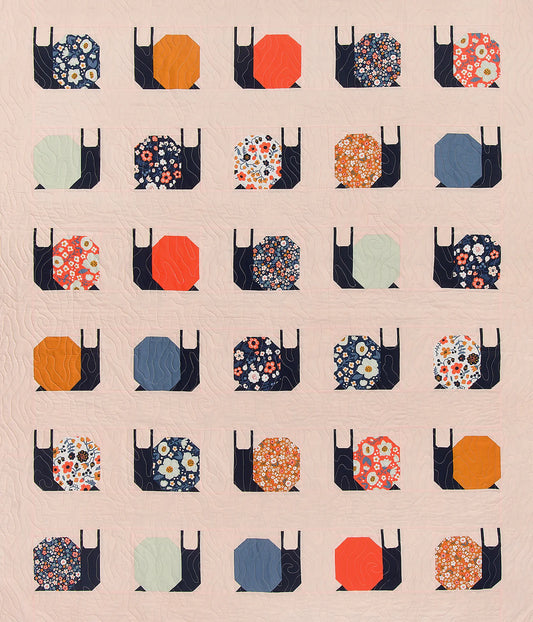 Garden Snails-Pen and Paper Printed Pattern