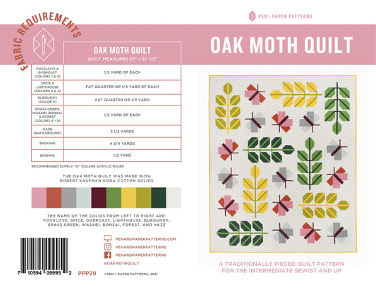 Oak Moth-Pen and Paper Printed Pattern