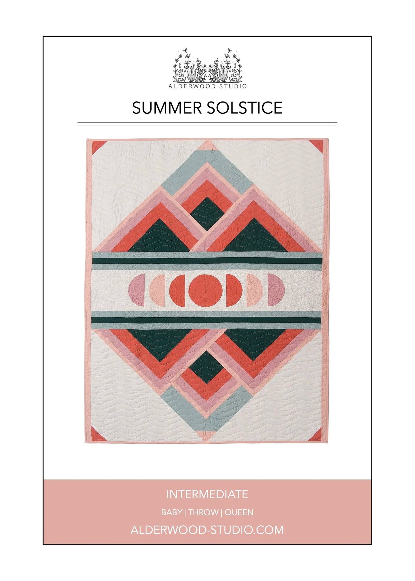 Summer Solstice Quilt Pattern-Alderwood Studios