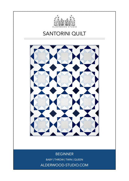 Santorini Quilt Pattern-Alderwood Studios