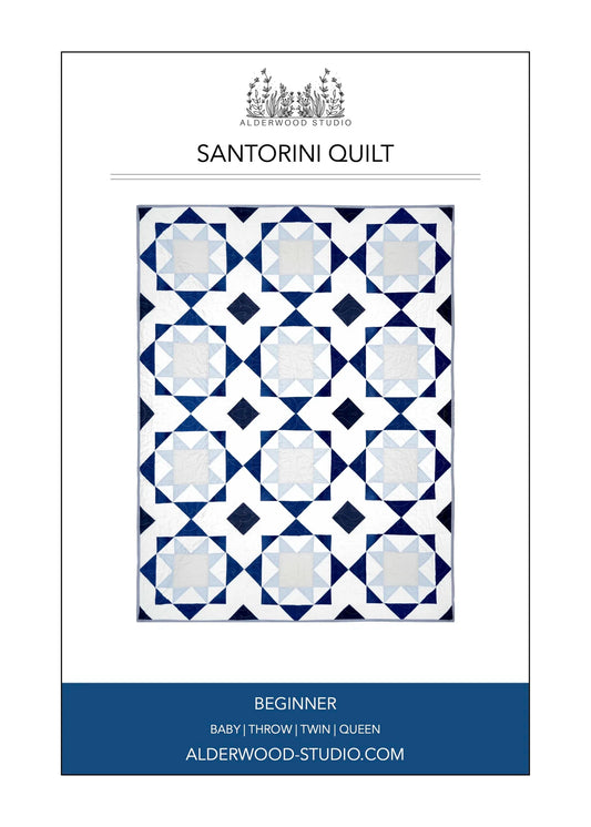 Santorini Quilt Pattern-Alderwood Studios