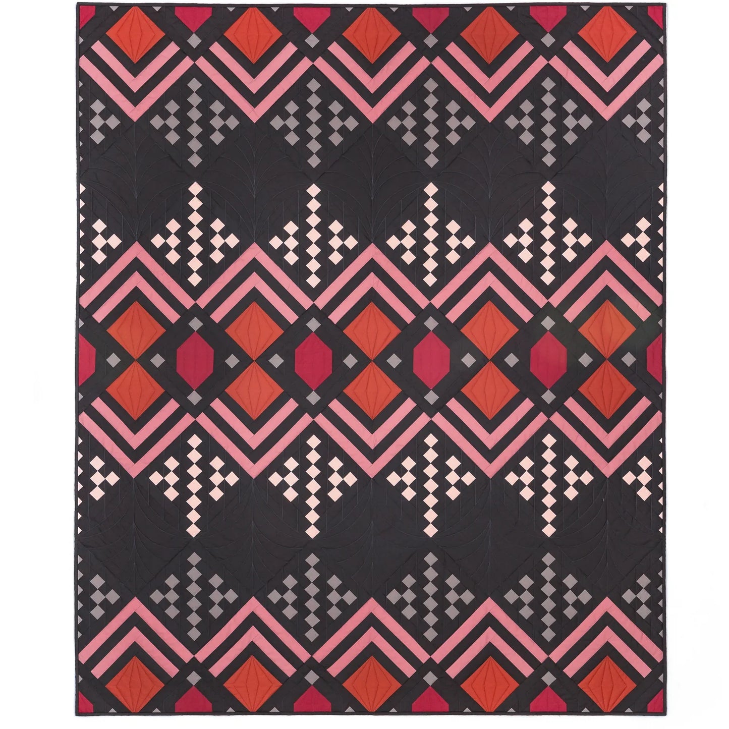 Deco Quilt Pattern-Lo & Behold Stitchery-Printed Pattern