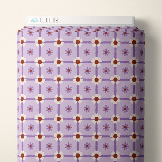 Ditzy Daisy Squared -Retro Meadow-Sophie Rowe for Cloud9