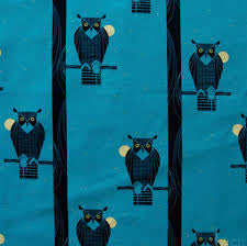 Moon Owl Canvas - Birch Fabrics