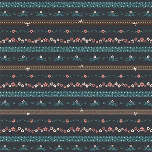 Ditsy Chain Bound Midnight from 2.5 Edition designed by AGF Studio