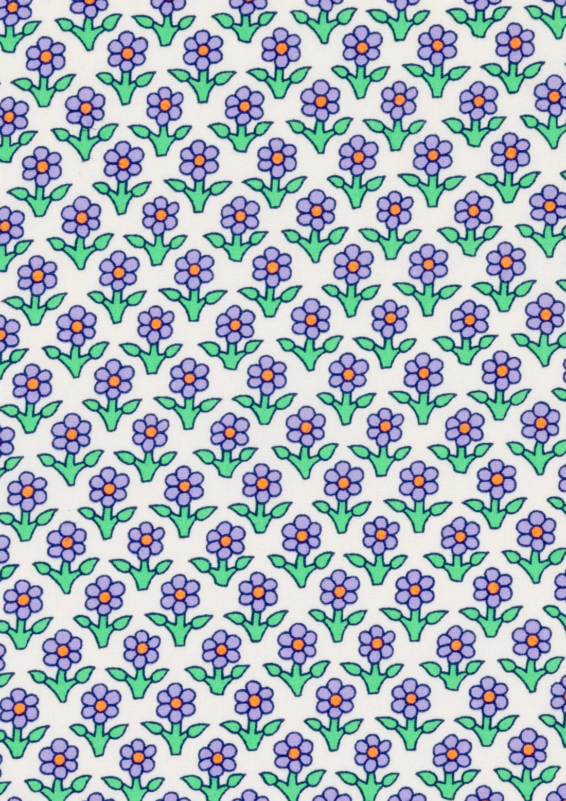 Petit Pan Printed cotton Vaninath white