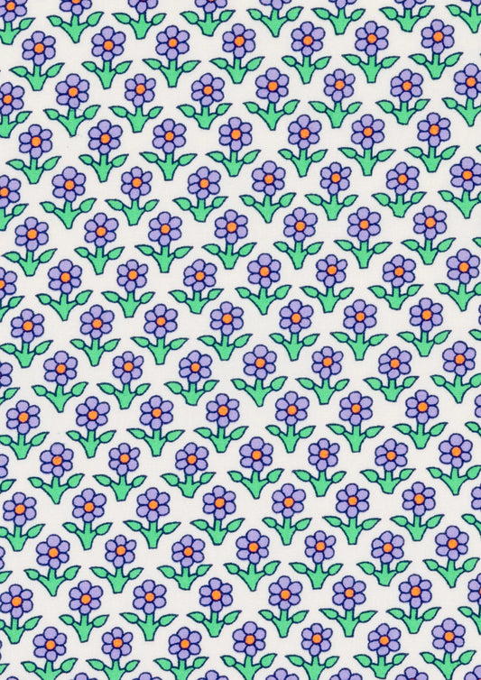 Petit Pan Printed cotton Vaninath white