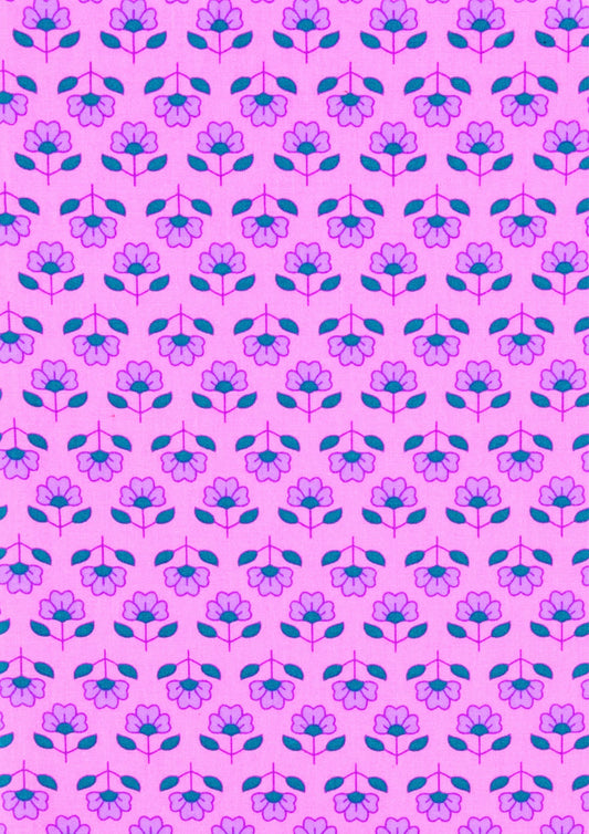 Petit Pan Printed cotton Alisha pink