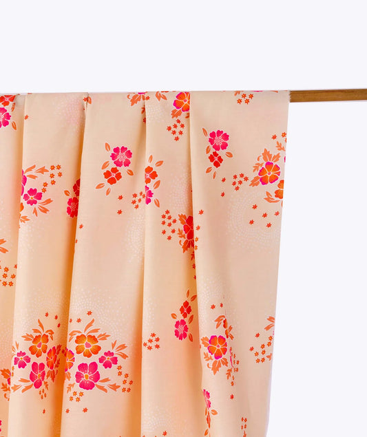 Petit Pan Cotton printed Folksy ecru