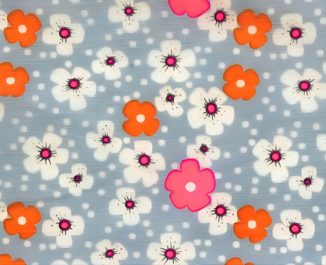 Petit Pan Tissu coton poplin Fleurs des îles nouvelles