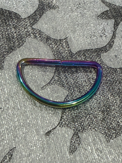 1.5 inch (38mm) Rainbow D ring 2 pack