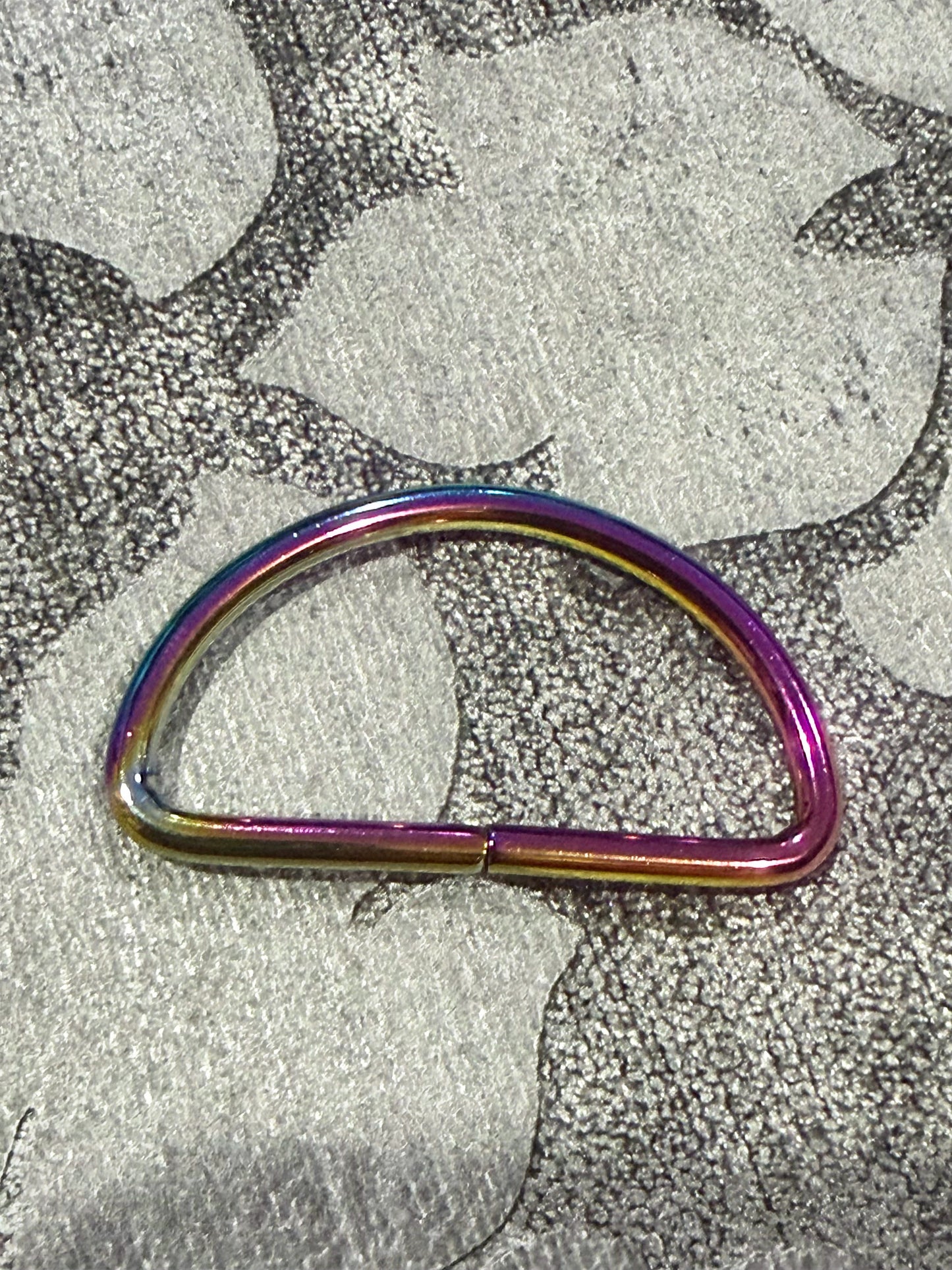 1.5 inch (38mm) Rainbow D ring 2 pack