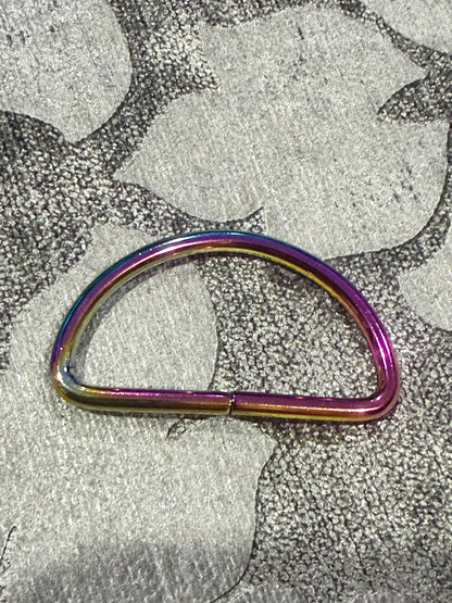 1.5 inch (38mm) Rainbow D ring 2 pack
