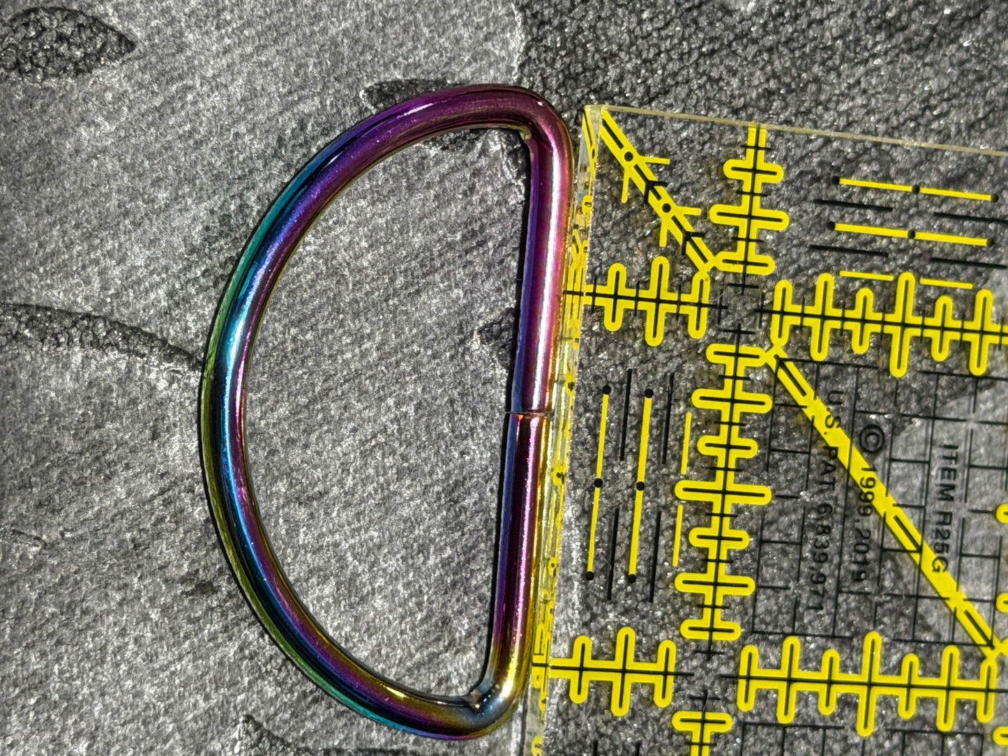 1.5 inch (38mm) Rainbow D ring 2 pack