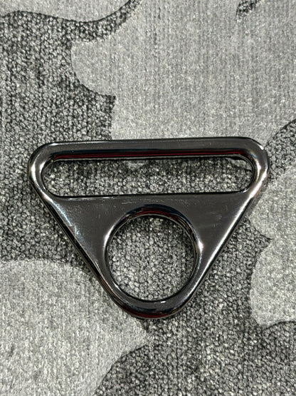 Triangle D-Ring Gunmetal 1.5 inch (38mm) 2 pack