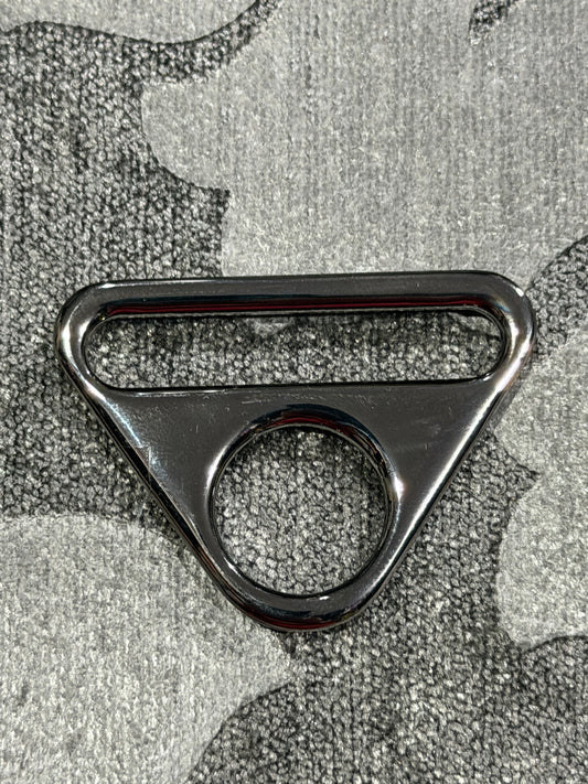 Triangle D-Ring Gunmetal 1.5 inch (38mm) 2 pack