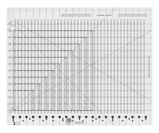 Creative Grids Quilt Ruler Stripology® XL