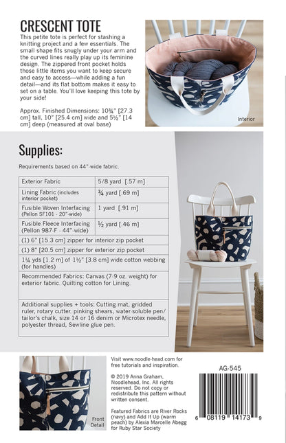 Crescent Tote-pattern